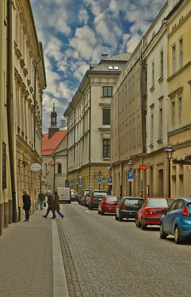 Polonia Cracovia 2013 Año Ciudad Que Sido Valorada Por Patrimonio — Foto de Stock