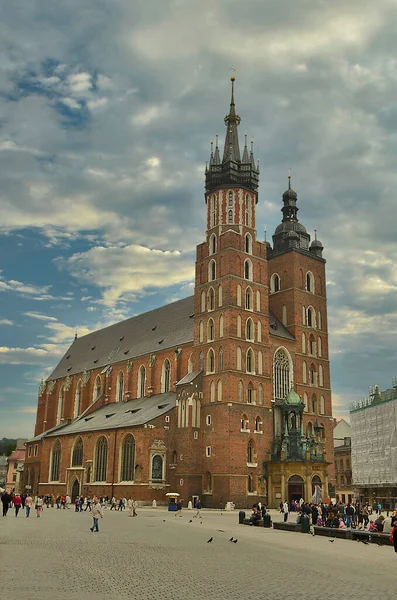 Polonia Cracovia 2013 Año Ciudad Que Sido Valorada Por Patrimonio —  Fotos de Stock