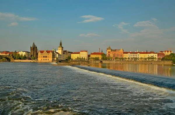 Czech Republic Prague 2013 Prague Located Both Banks Vltava River — Stock Photo, Image