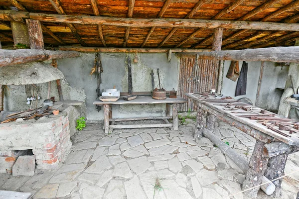 Bulgaria Varna 2018 Fanagoria Complejo Histórico Etnográfico Que Hecho Pueblo — Foto de Stock