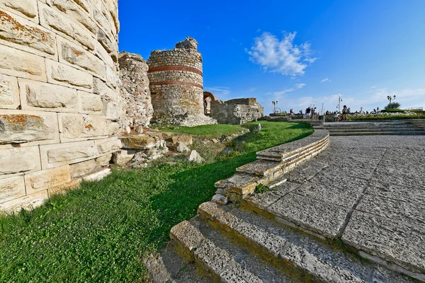 Bulgaria Nessebar 2018 Città Bulgara Situata Una Penisola Rocciosa Nord — Foto Stock