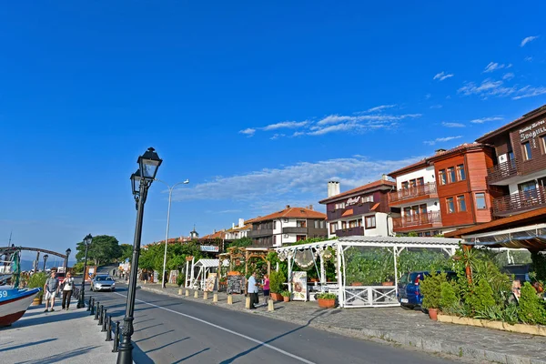 Bulgarien Nessebar 2018 Bulgariska Staden Ligger Stenig Halvö Norr Staden — Stockfoto