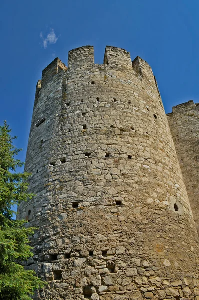 モルドバ ソロカ市05 2012年 宗谷要塞は完全に保存され 丸みを帯びた形状をしています 四つの丸塔と五つ目の入口は四角形 — ストック写真