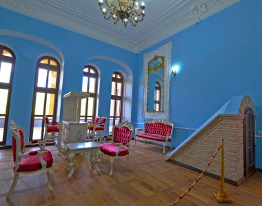 Moldova, Hincesti 05.05.2017 yılı. Manuk Bey Sarayı, 1817 yılında Mimar Bernardazzi tarafından Manuk Bey Mirzoyan emriyle inşa edilmiş bir binadır..