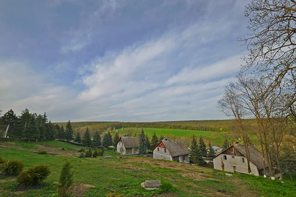 Traveling Sunny Moldova Hinku Monastery Full Name Ginkulsky Paraskevievsky Monastery — Stock Photo, Image