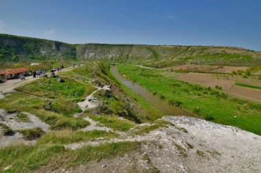 Moldova, Old Orhei 07 / 20 / 2017. Yaşlı Orhei Moldova 'nın doğal ve kültürel rezervlerinde tarihi ve arkeolojik bir komplekstir..