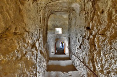 Moldova, Old Orhei 07 / 20 / 2017. Yaşlı Orhei Moldova 'nın doğal ve kültürel rezervlerinde tarihi ve arkeolojik bir komplekstir..