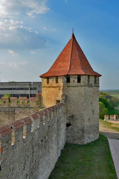 Bendery Fortress Architektonickou Památkou Století Nachází Pravém Břehu Řeky Dněster — Stock fotografie