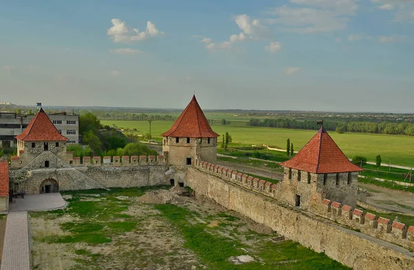 Bendery Fortress Architektonickou Památkou Století Nachází Pravém Břehu Řeky Dněster — Stock fotografie