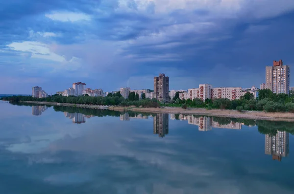 Подорож Молдови Рибниця Великий Промисловий Промисловий Центр Розташований Лівому Березі — стокове фото