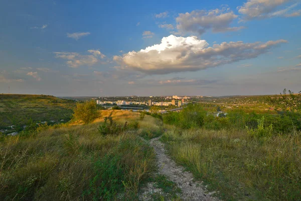 Traveling Moldova Rybnitsa Large Industrial Industrial Center Located Left Bank — Stock Photo, Image
