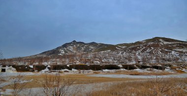 Karabaş, Rusya 12.21.2011. Karabash, Rusya 'nın Chelyabinsk bölgesinde bir şehirdir. Karabash gezegendeki en kirli şehir..