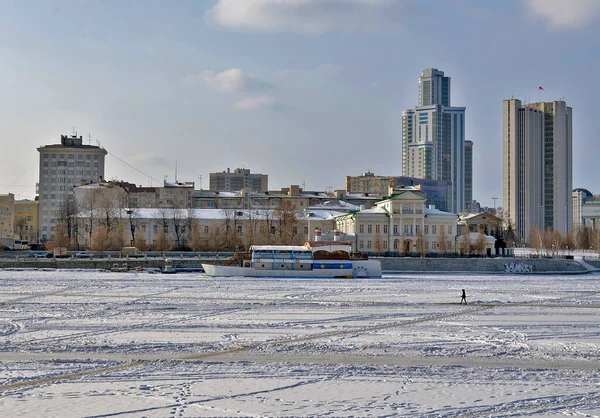 Ekaterinburg Russia 2012 Una Città Russia Situata Est Delle Montagne — Foto Stock