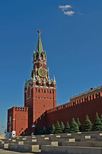 Moskau Russland 2012 Der Rote Platz Ist Der Hauptplatz Von — Stockfoto