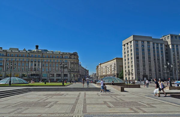 Moskwa Rosja 2012 Plac Czerwony Główny Plac Moskwy Położony Pomiędzy Obraz Stockowy