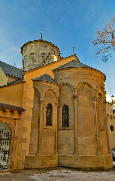 Lviv City Western Ukraine Architecture City Keeps Traces Polish Austro — Stock Photo, Image