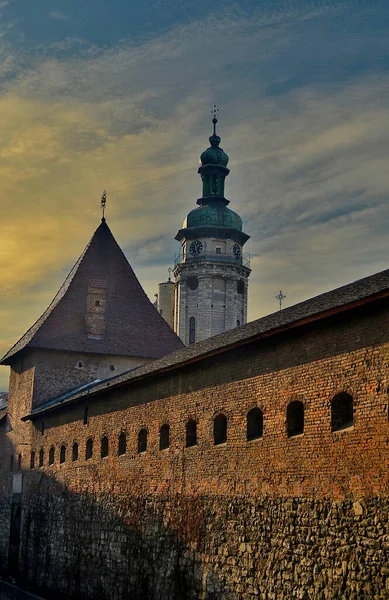 Lviv Est Une Ville Ouest Ukraine Architecture Ville Conserve Des — Photo