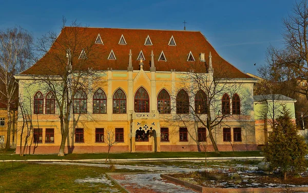 Lwów Jest Miastem Zachodniej Ukrainie Architektura Miasta Zachowuje Ślady Polskiego — Zdjęcie stockowe