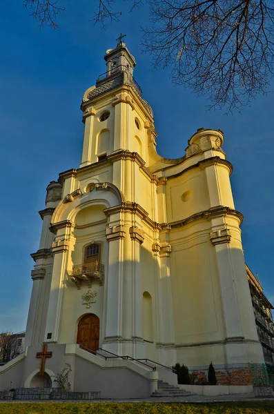 Lviv Ist Eine Stadt Der Westukraine Die Architektur Der Stadt — Stockfoto