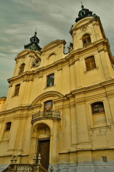 Lviv City Western Ukraine Architecture City Keeps Traces Polish Austro — Stock Photo, Image