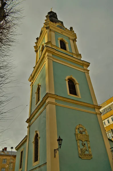 Lviv City Western Ukraine Architecture City Keeps Traces Polish Austro — Stock Photo, Image