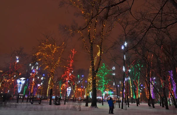 Ucraina Dnipro 2013 Città Anno Nuovo Dnepropetrovsk Ucraina — Foto Stock