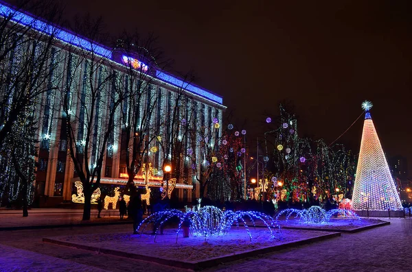Ukraine Dnipro 2013 New Year City Dnepropetrovsk Ukraine — Stock Photo, Image