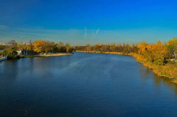 Río Samara Ucrania Afluente Izquierdo Del Dniéper Cuenca Del Mar —  Fotos de Stock