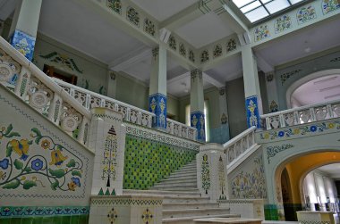 Ukrayna, Poltava 05 / 01 / 2014, ülkenin kuzeydoğu kesiminde Dinyeper ovasında yer alıyor. Vorskla Nehri 'nde. Önemli bir kültür merkezi, büyük bir ulaşım merkezi..
