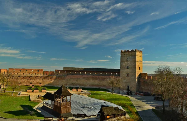 Castillo Lutsk Castillo Lubart Castillo Superior Lutsk Uno Los Dos —  Fotos de Stock