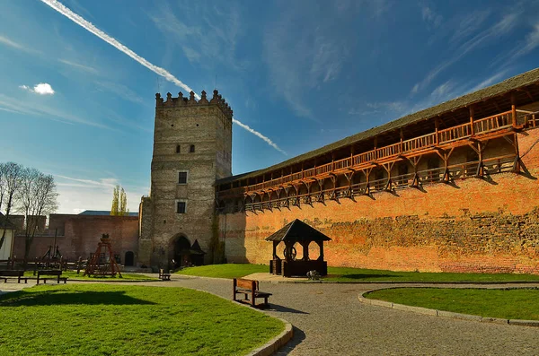 Castillo Lutsk Castillo Lubart Castillo Superior Lutsk Uno Los Dos — Foto de Stock