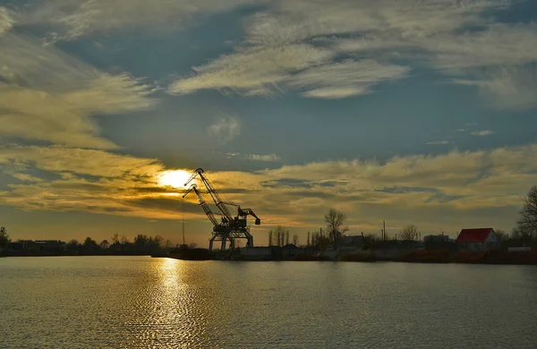 Fiume Samara Ucraina Affluente Sinistro Del Dnieper Bacino Del Mar — Foto Stock