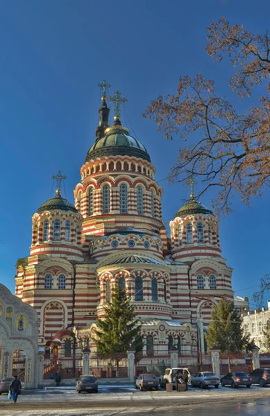 Charkiw Ist Die Zweitbevölkerungsreichste Stadt Der Ukraine Ein Wichtiges Industrielles — Stockfoto