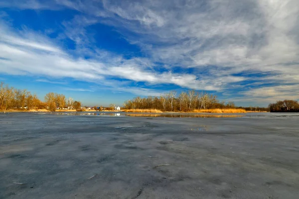 Samara Nehri Ukrayna Dinyeper Karadeniz Havzasının Sol Kolu Nehrin Uzunluğu — Stok fotoğraf