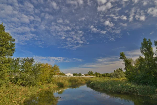 Samara Nehri Ukrayna Dinyeper Karadeniz Havzasının Sol Kolu Nehrin Uzunluğu — Stok fotoğraf