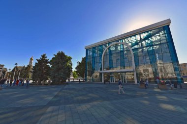 Ukrayna, Harkov 05 / 26 / 2018. Harkiv, Ukrayna 'nın en kalabalık ikinci kentidir, ülkenin önemli bir sanayi ve bilim merkezi ve Harkiv bölgesinin merkezidir..