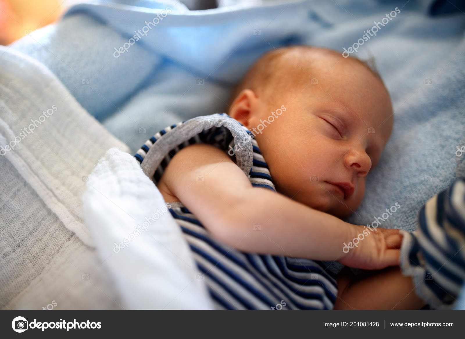 Baby sleeping in cradle cheap
