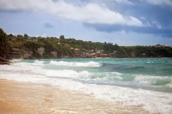 Όμορφη Παραλία Άδειο Surfer — Φωτογραφία Αρχείου