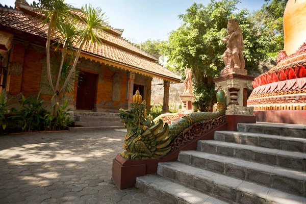 Stairs Carved Hindu Creature — Stock Photo, Image