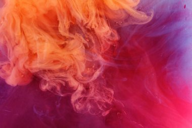 renkli mürekkep karışımı su soyut duvar kağıdı