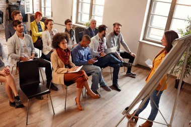 Seminer Toplantı, çalışma, Şirket, ofis, liderlik kavramı