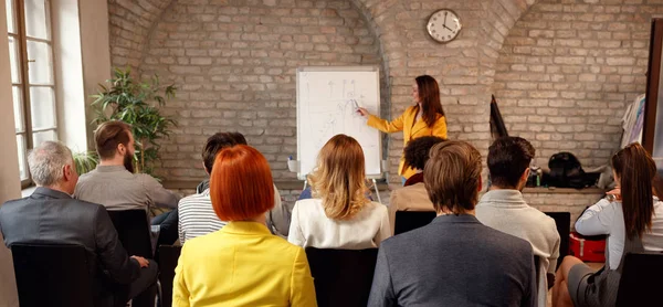 Persone Convention Lavoro Presentazione — Foto Stock