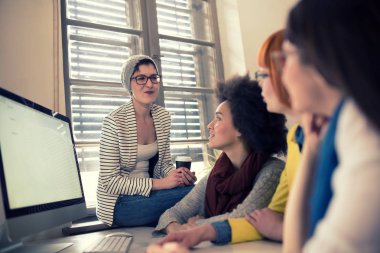 Serbest grup kahve Office ile beyin fırtınası