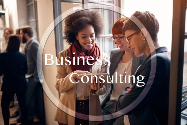 Business Consulting Teamwork Brainstormvergadering — Stockfoto