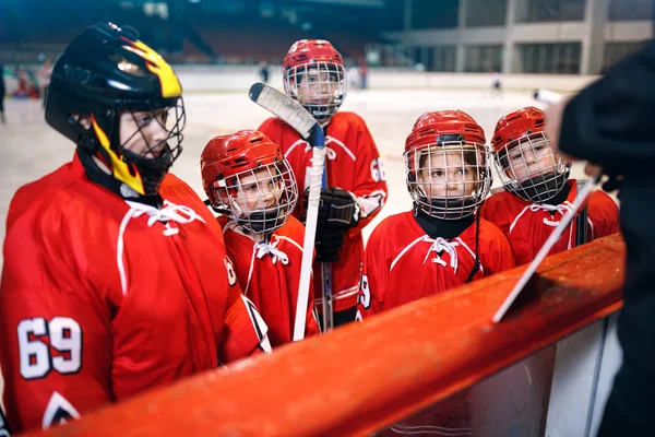 Strategy Coach Game Hockey Ice Matches — Stock Photo, Image