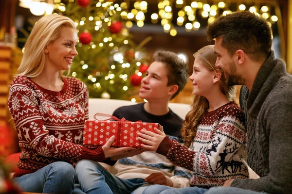 Christmas Giving Gifts Concept — Stock Photo, Image