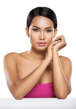 güzel Asyalı kadın 