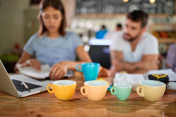 Kaffeebecher für Café Store — Stockfoto