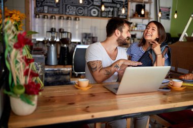 kafe sahibi. Küçük işletme sahibi