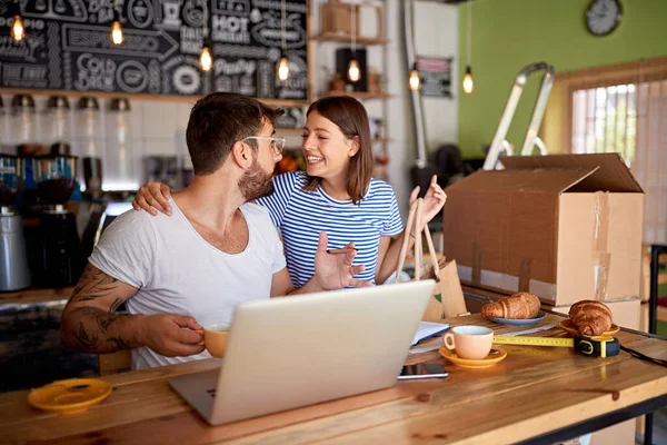 Coffeeshop.business — Stockfoto